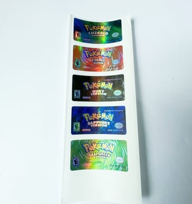 Custom GBA cartridges and packaging options.